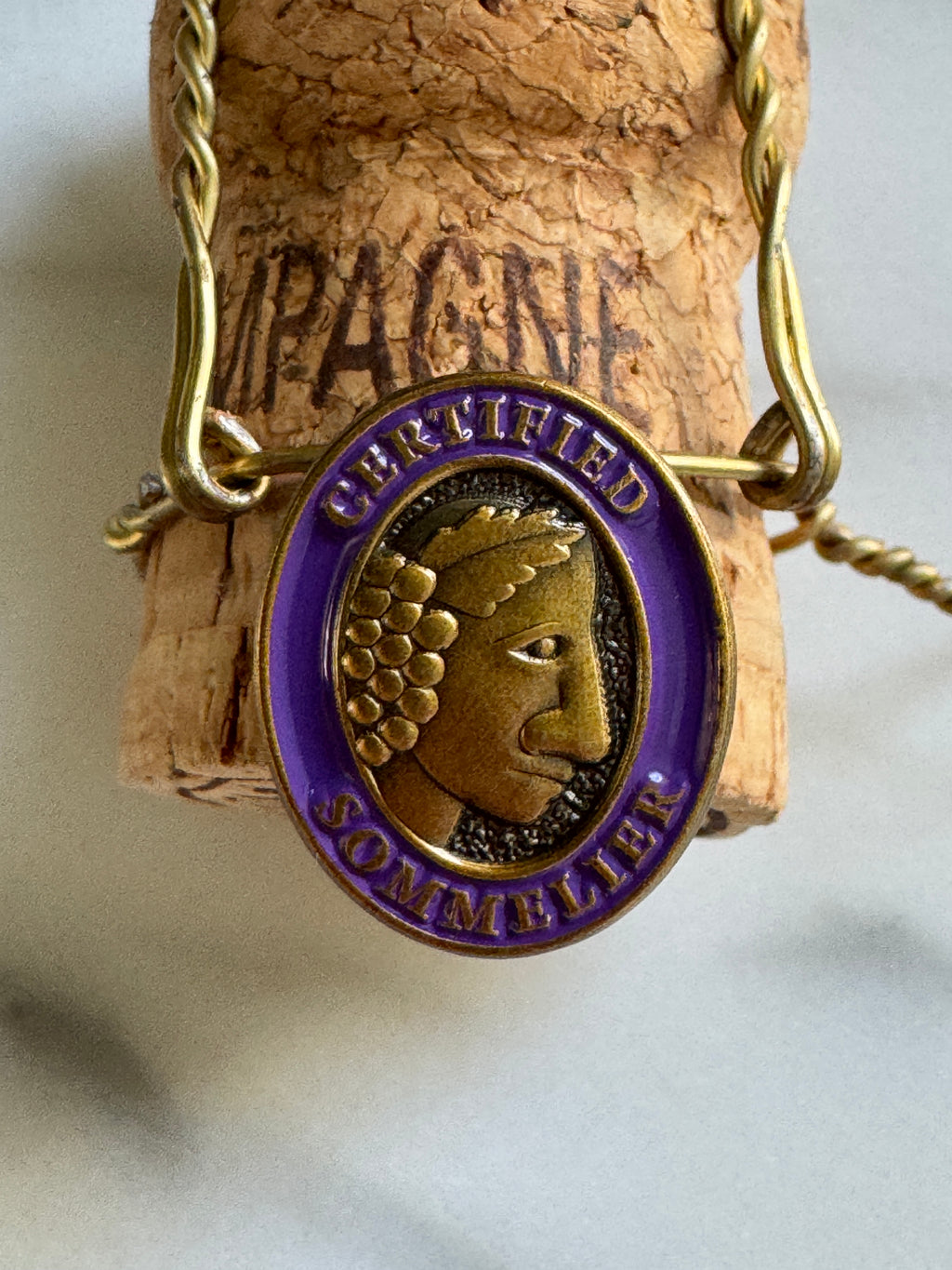 Certified Sommelier Enamel Lapel Pin