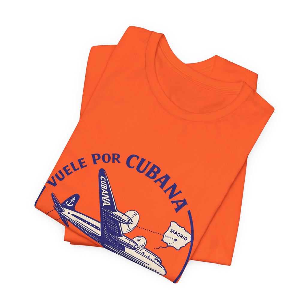 Vintage Cubana Travel, Vintage Jet Plane T-Shirt, Perfect Gift for Travelers, Vacation Outfit, Retro Aviation Style