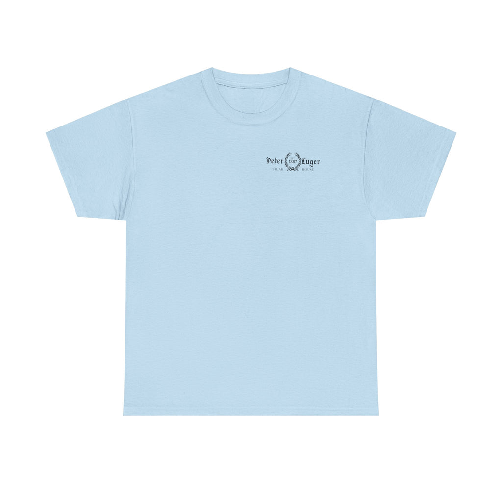 Peter Luger Vintage Butcher Cut Diagram T-Shirt | Porterhouse Steak Cow Diagram