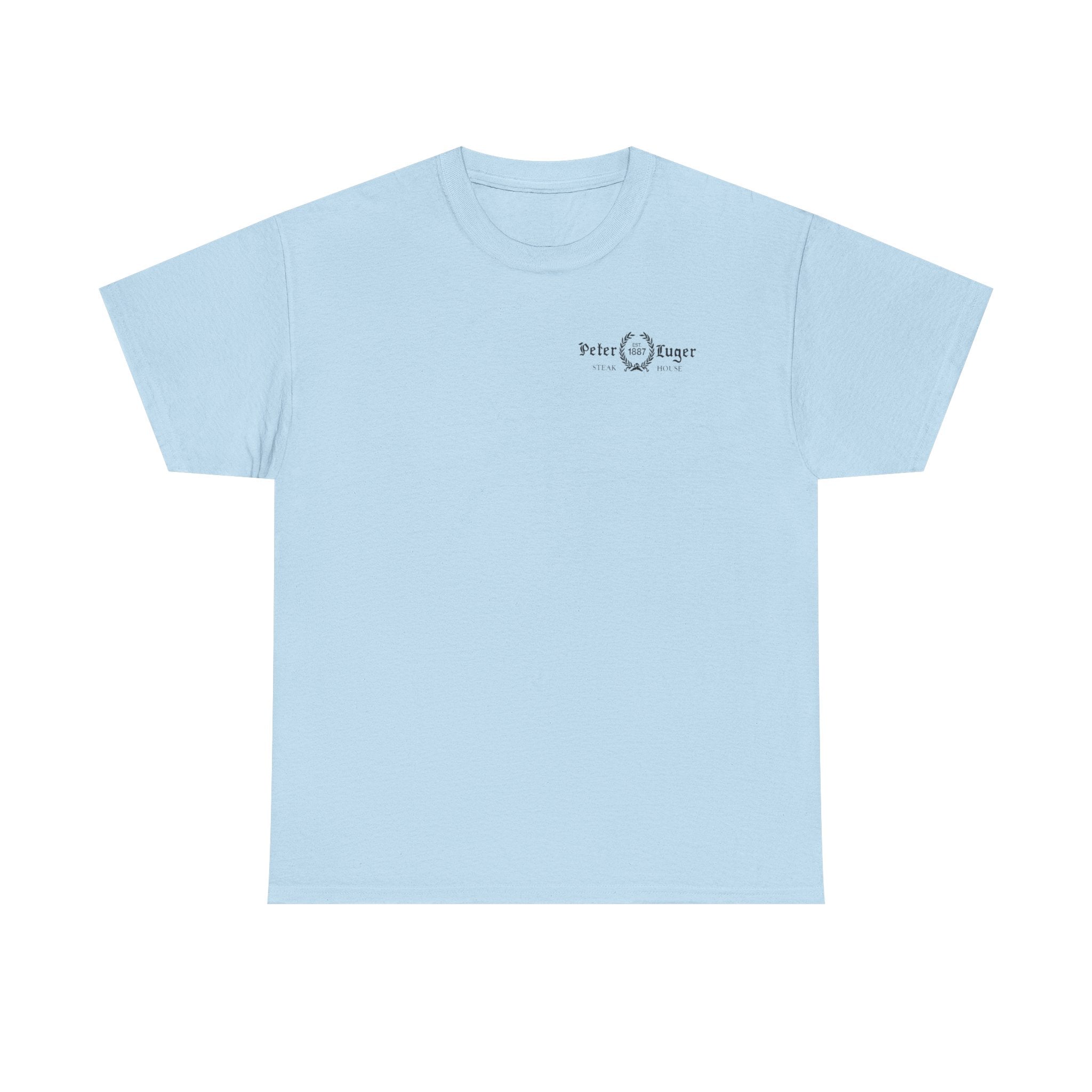 Peter Luger Vintage Butcher Cut Diagram T-Shirt | Porterhouse Steak Cow Diagram