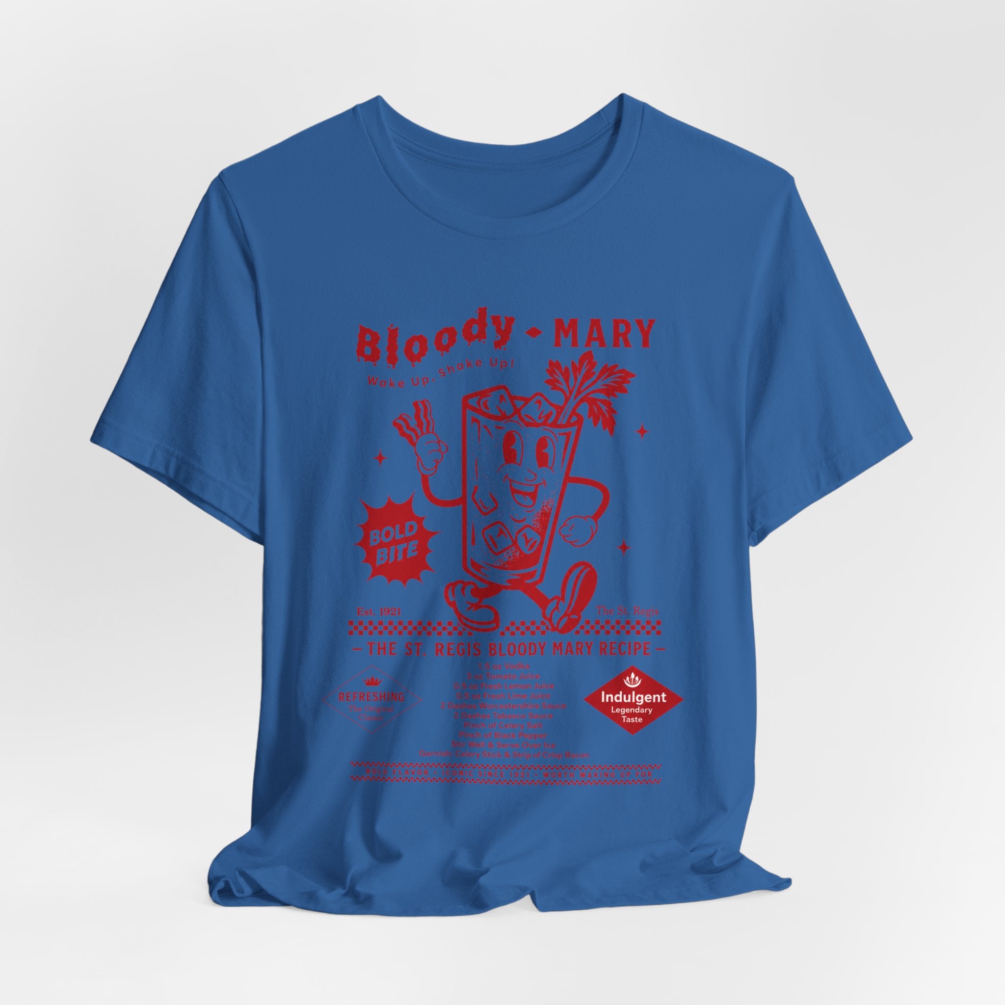 Bloody Mary cocktail recipe T-Shirt | Vintage St. Regis bar recipe