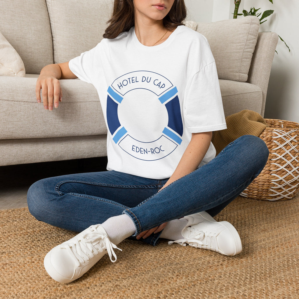 Hotel du Cap Eden Roc Graphic T-Shirt, French Riviera Resort Style Tee