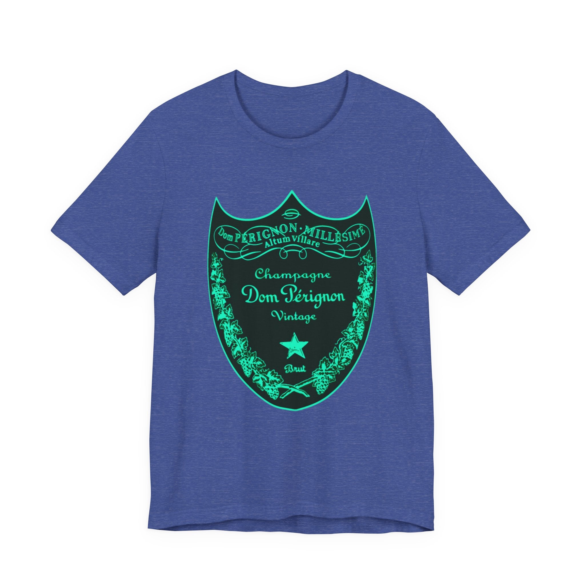 Neon Dom Pérignon Champagne Label  T-Shirt