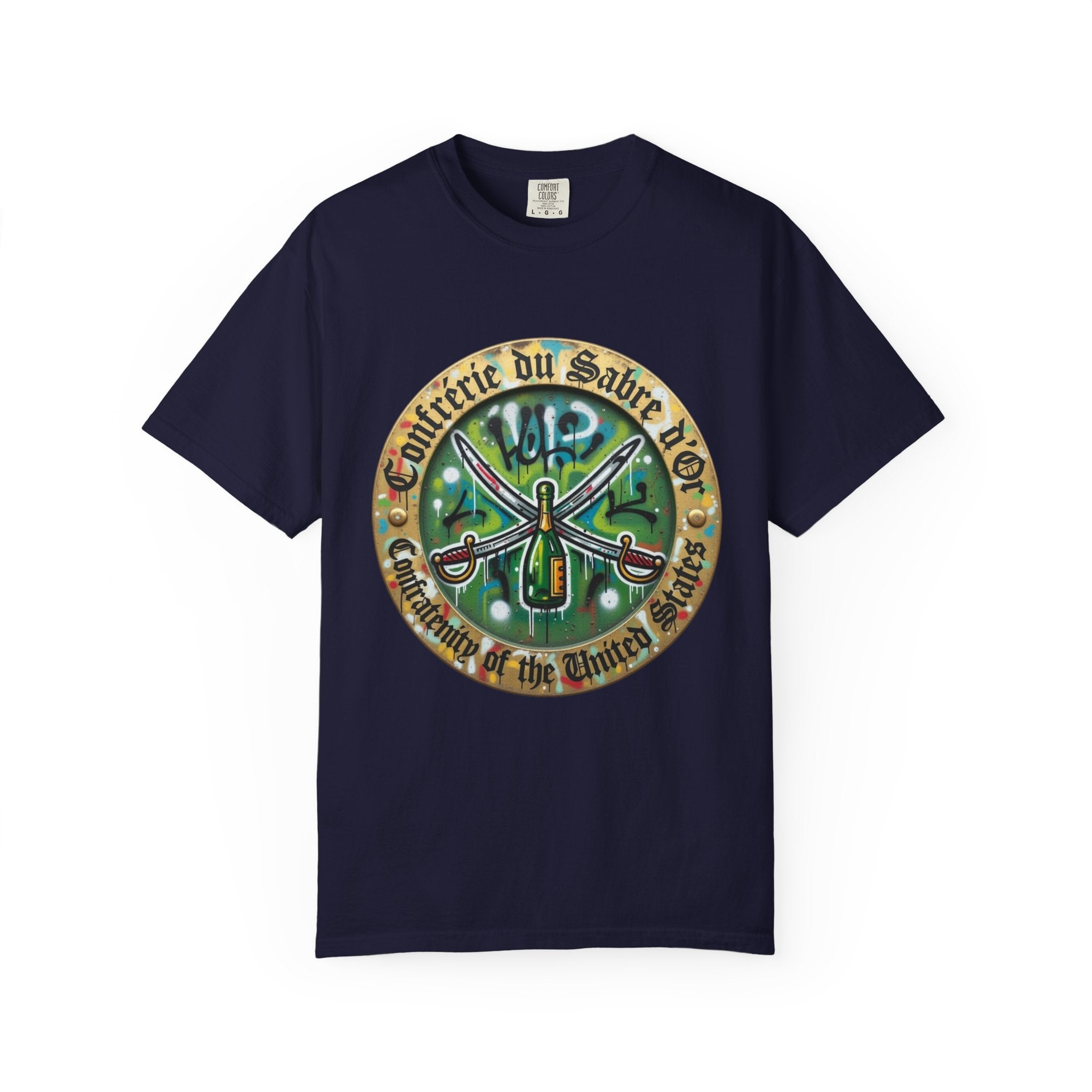Graffiti Confrerie du Sabre d'Or logo T-shirt