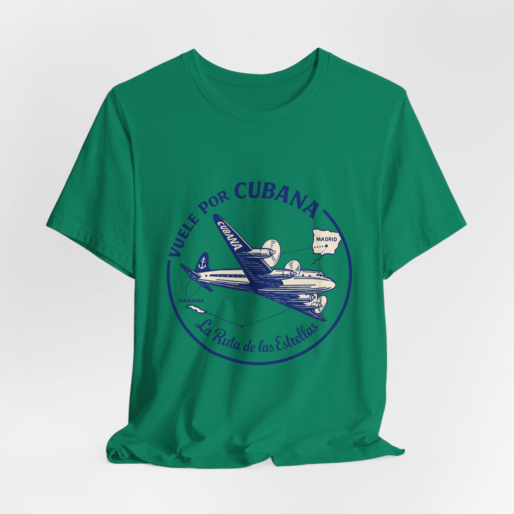 Vintage Cubana Travel, Vintage Jet Plane T-Shirt, Perfect Gift for Travelers, Vacation Outfit, Retro Aviation Style