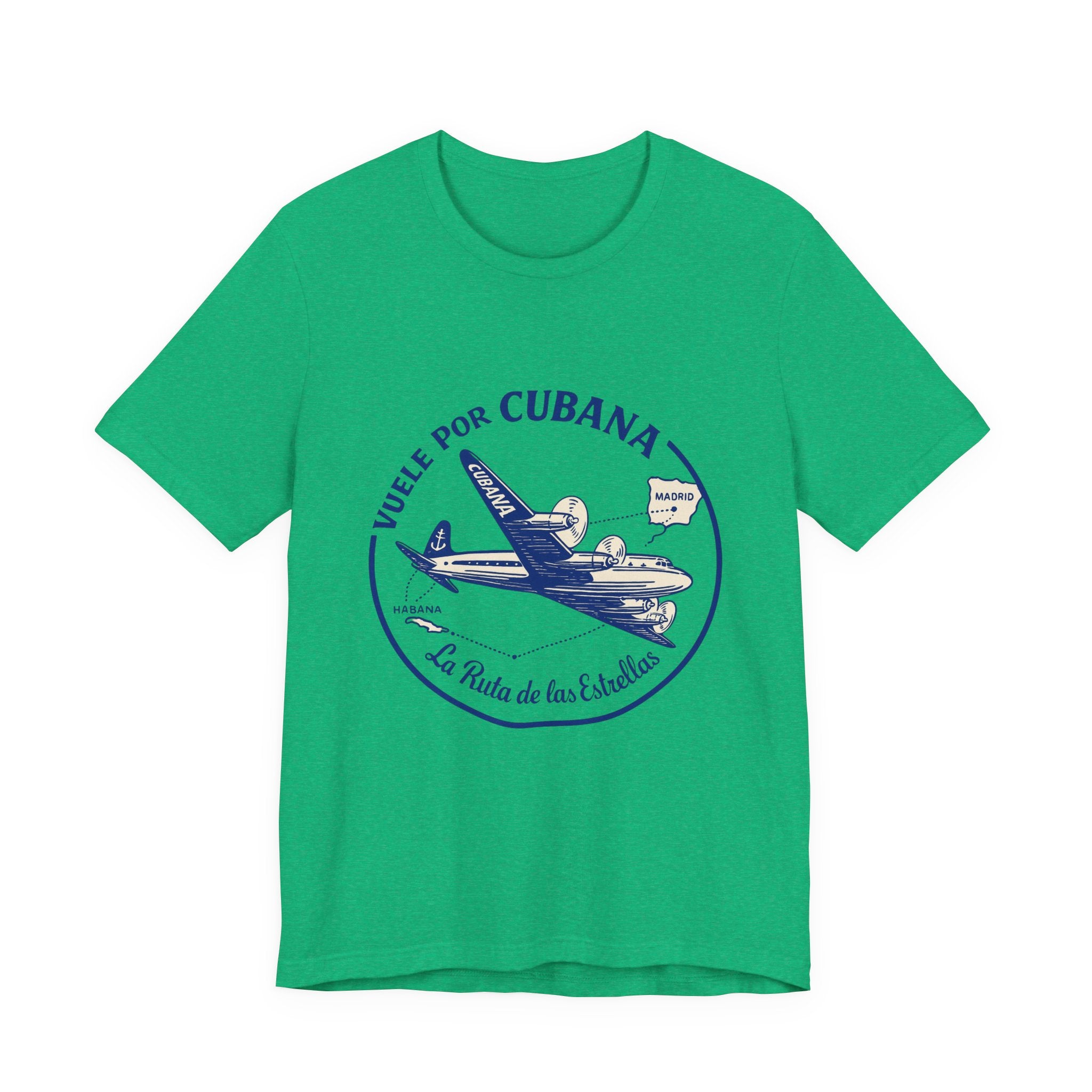 Vintage Cubana Travel, Vintage Jet Plane T-Shirt, Perfect Gift for Travelers, Vacation Outfit, Retro Aviation Style