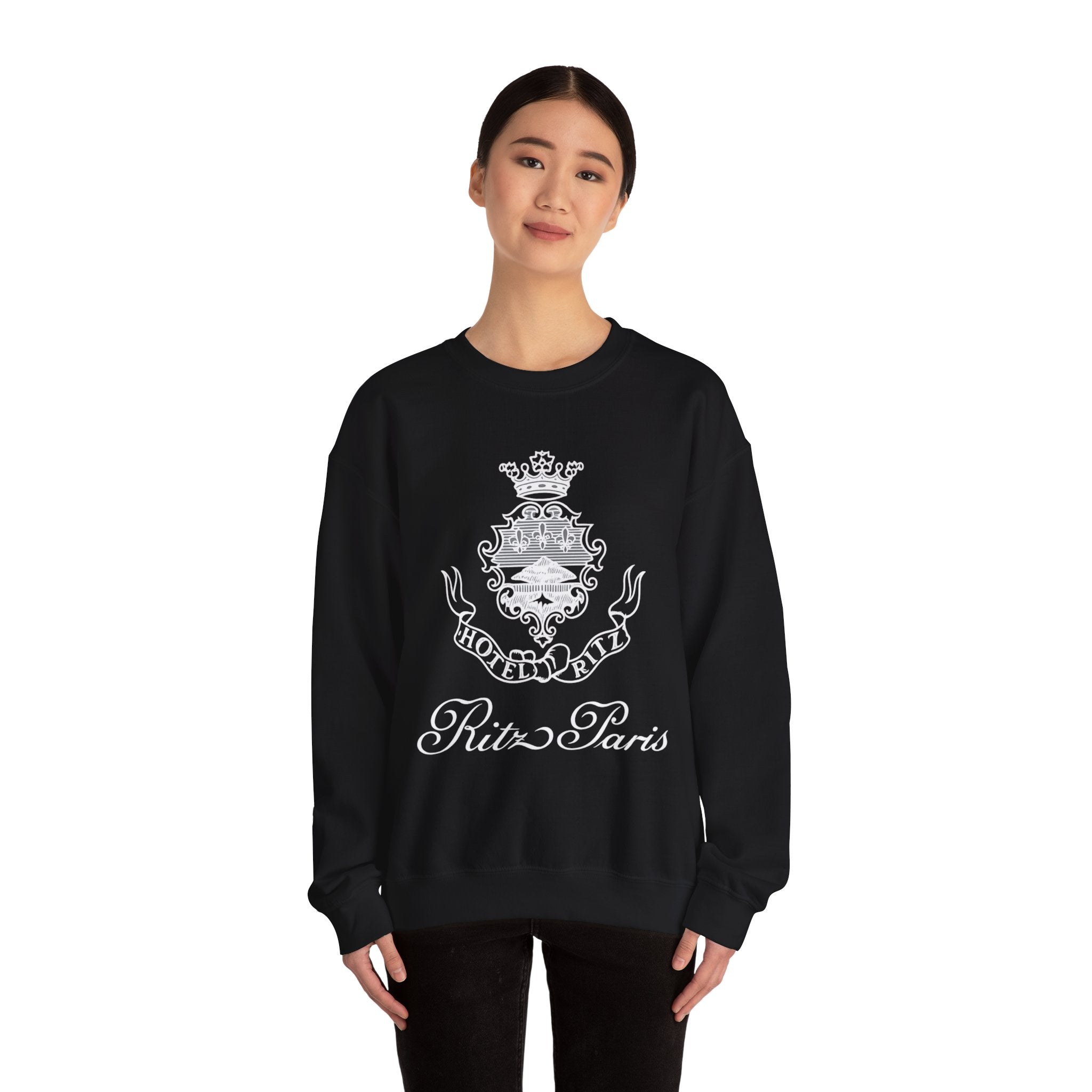 Ritz Paris Sweatshirt with Vintage Crest Logo