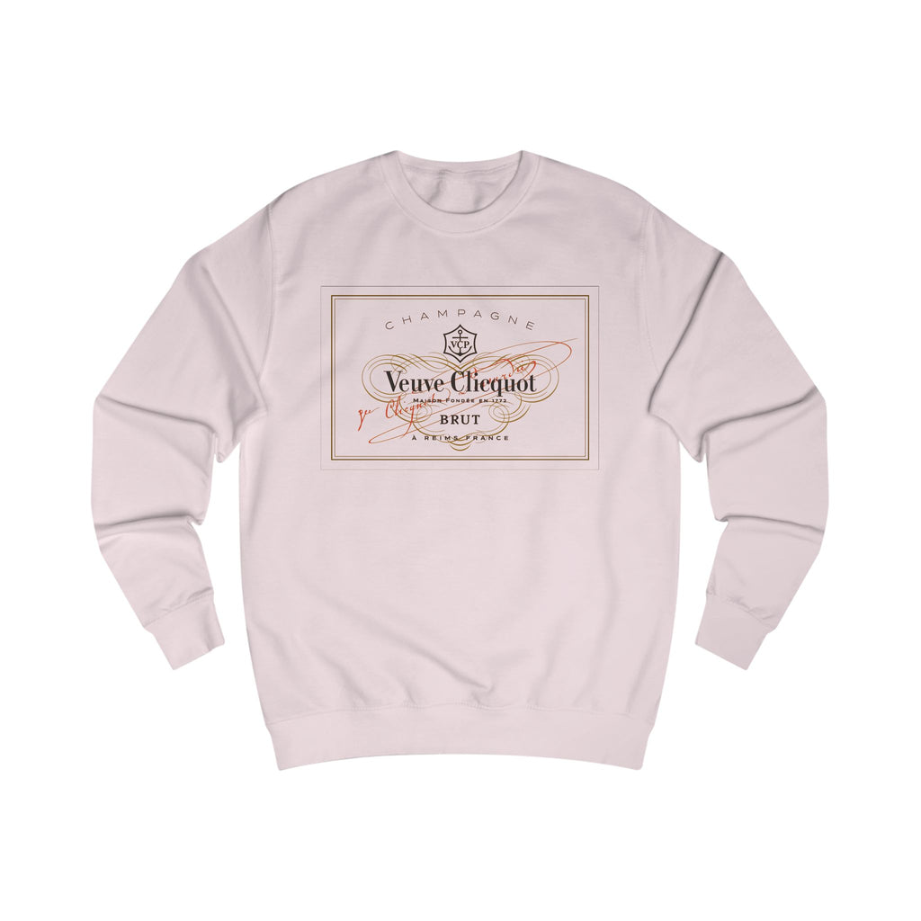 Veuve Clicquot Champagne Label Sweatshirt | Vintage Logo, Yellow Crewneck