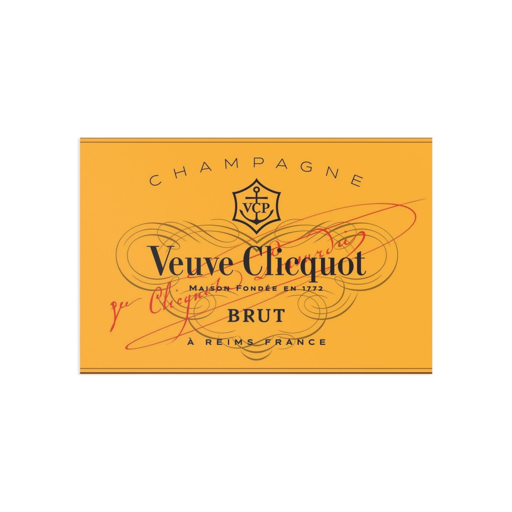 Vintage Champagne Postcards, Veuve Cliquot Champagne