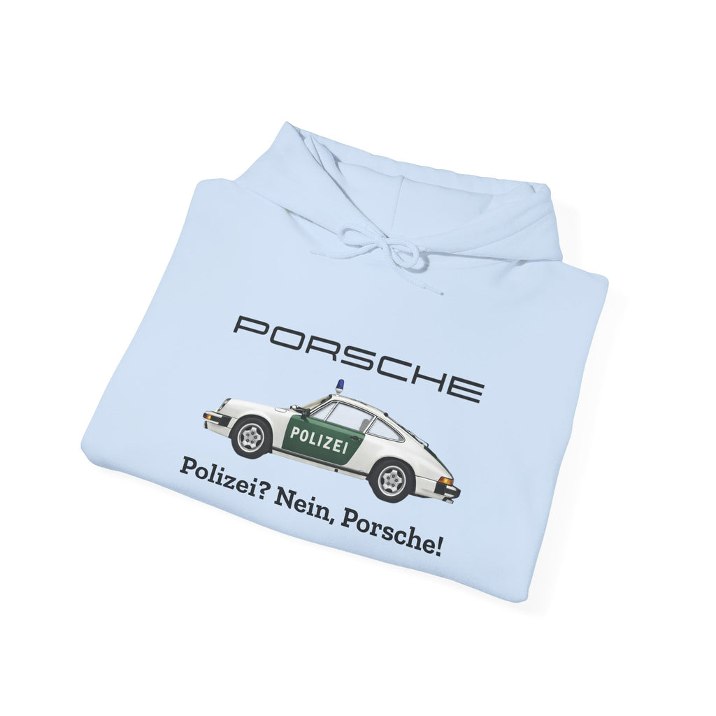 Vintage German Porsche Polizei Vintage Car Hoodie