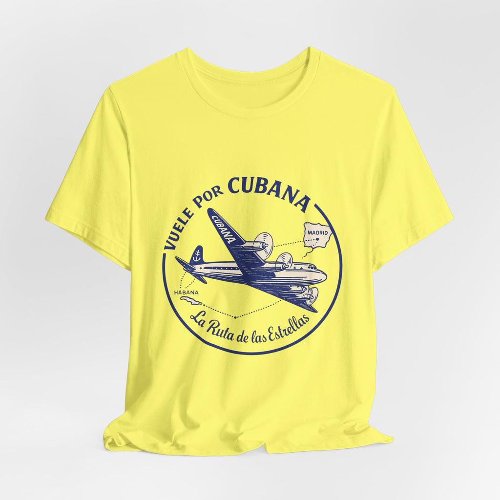 Vintage Cubana Travel, Vintage Jet Plane T-Shirt, Perfect Gift for Travelers, Vacation Outfit, Retro Aviation Style