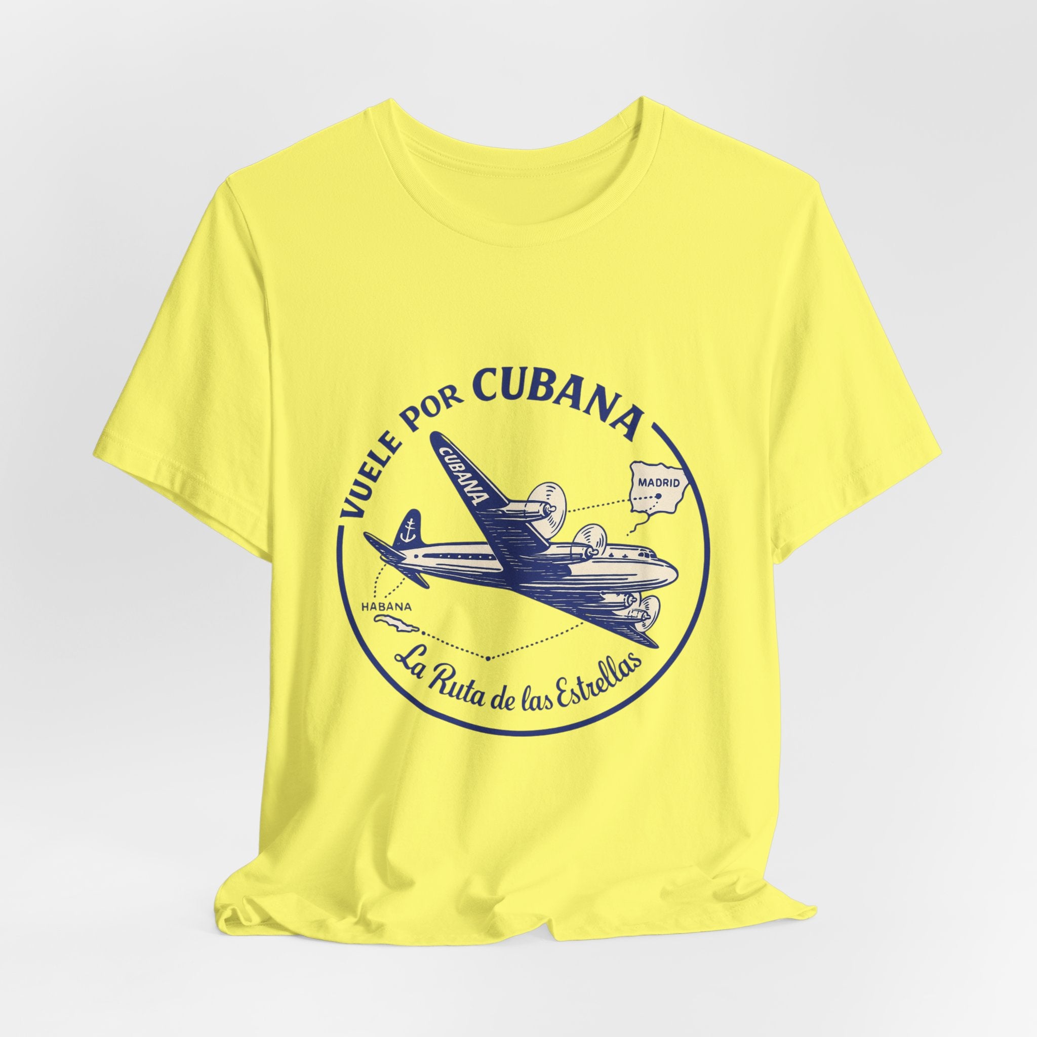 Vintage Cubana Travel, Vintage Jet Plane T-Shirt, Perfect Gift for Travelers, Vacation Outfit, Retro Aviation Style
