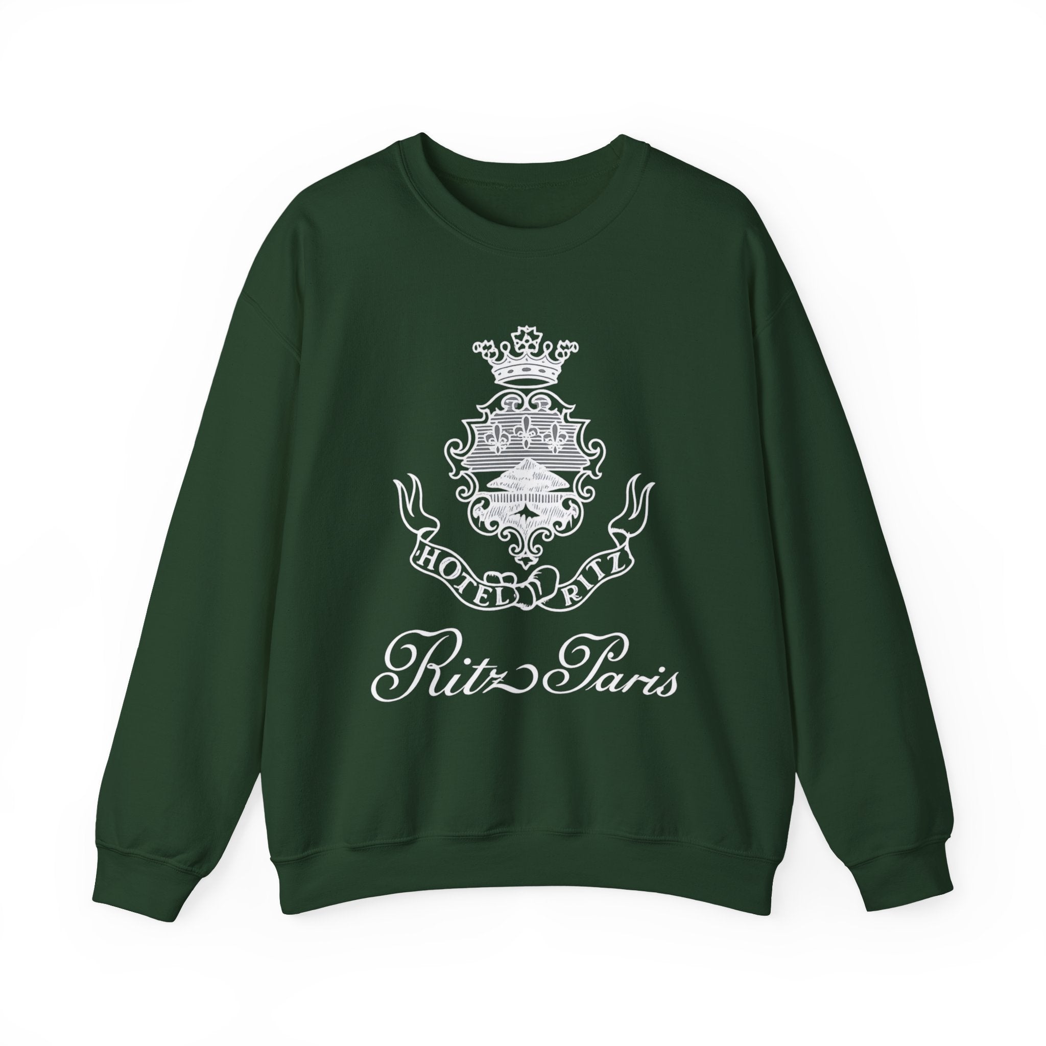 Ritz Paris Sweatshirt with Vintage Crest Logo