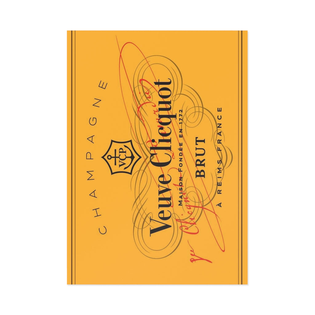 Vintage Champagne Postcards, Veuve Cliquot Champagne