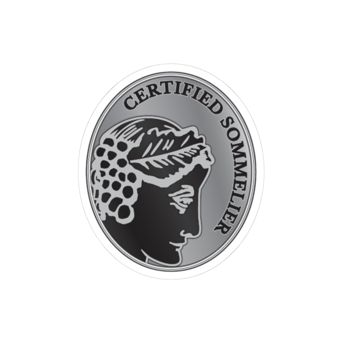 New Logo Certified Sommelier Vinyl sticker