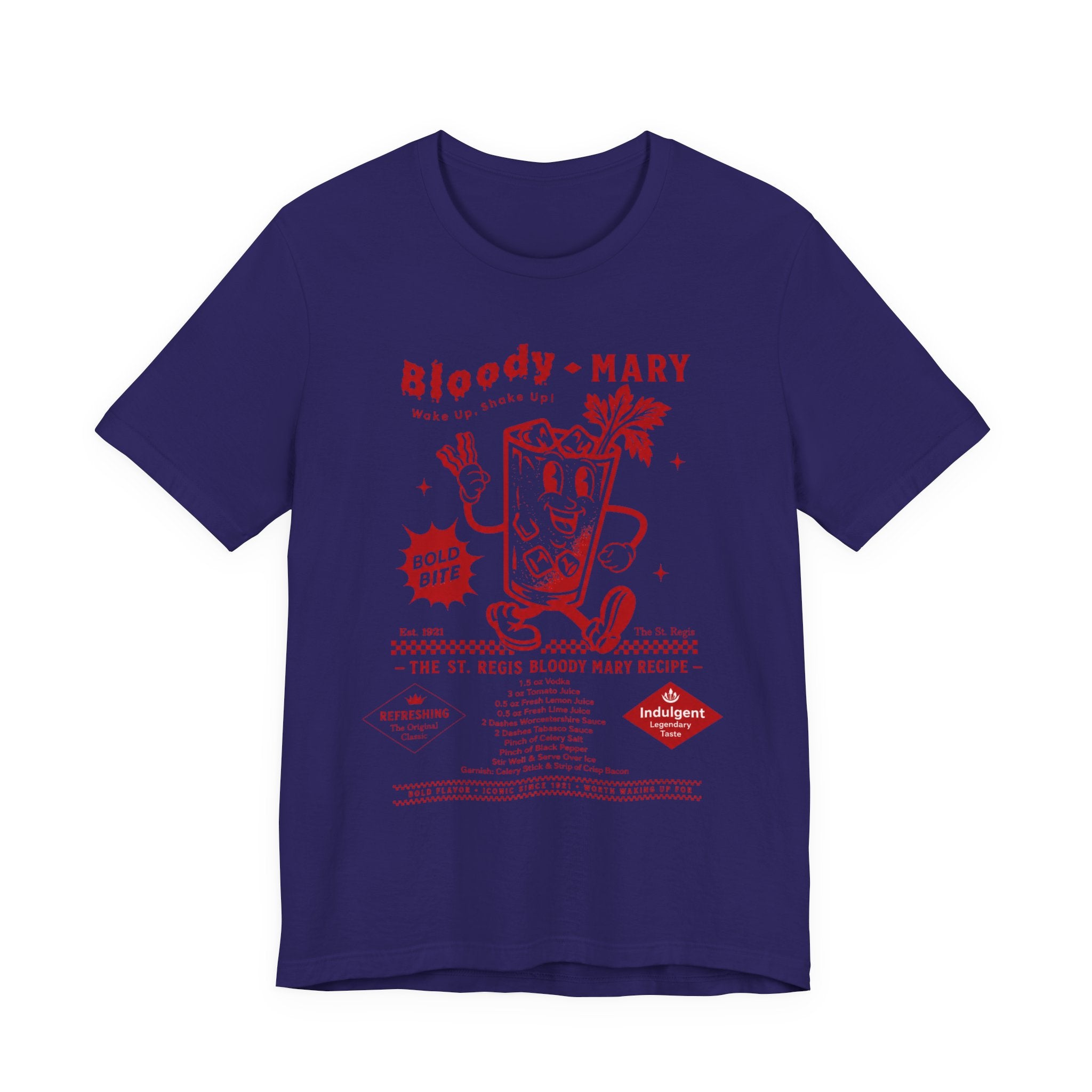 Bloody Mary cocktail recipe T-Shirt | Vintage St. Regis bar recipe