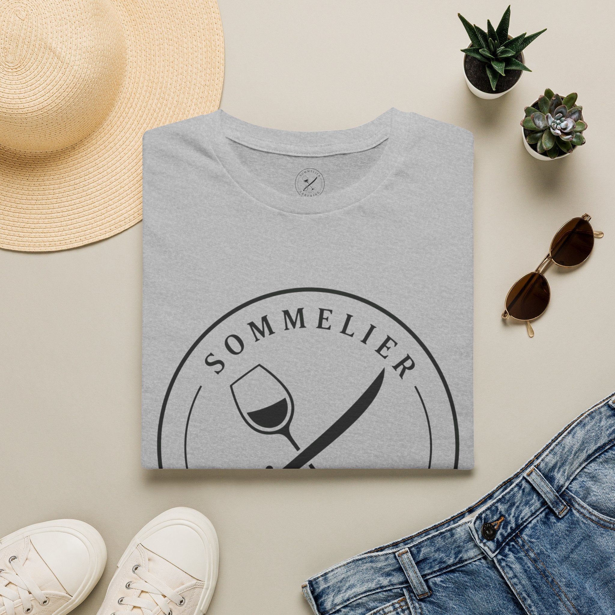 Sommelier and Sabering logo T-Shirt
