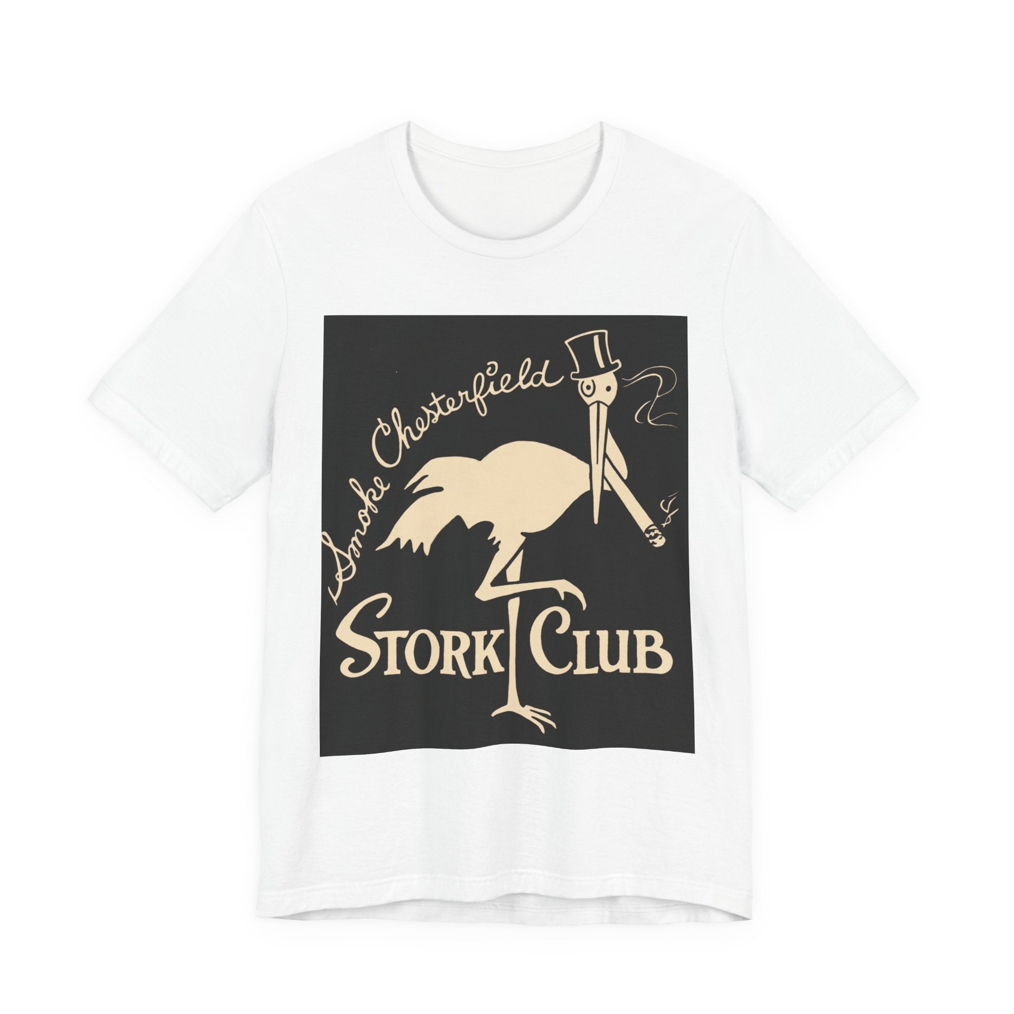 Stork Club NYC with Chesterfield vintage stork logo