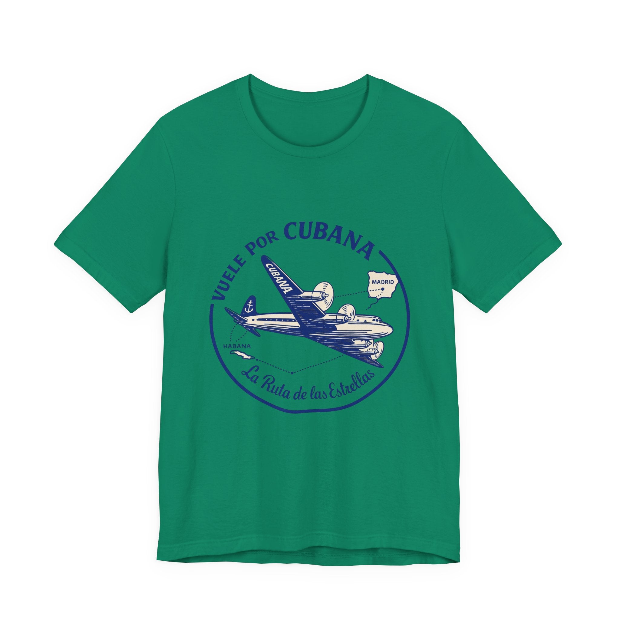 Vintage Cubana Travel, Vintage Jet Plane T-Shirt, Perfect Gift for Travelers, Vacation Outfit, Retro Aviation Style
