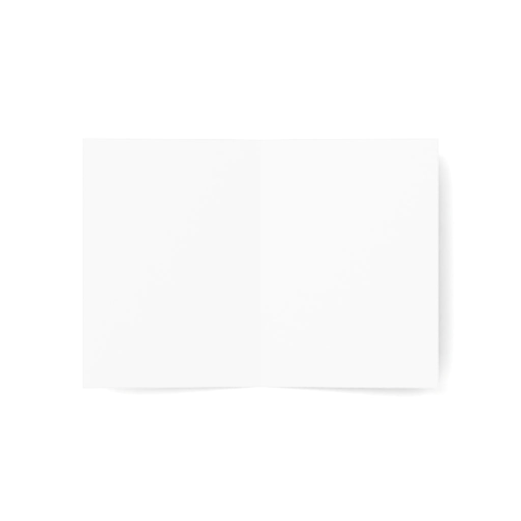 Vintage Champagne Advertisment Greeting Card | Blank Inside