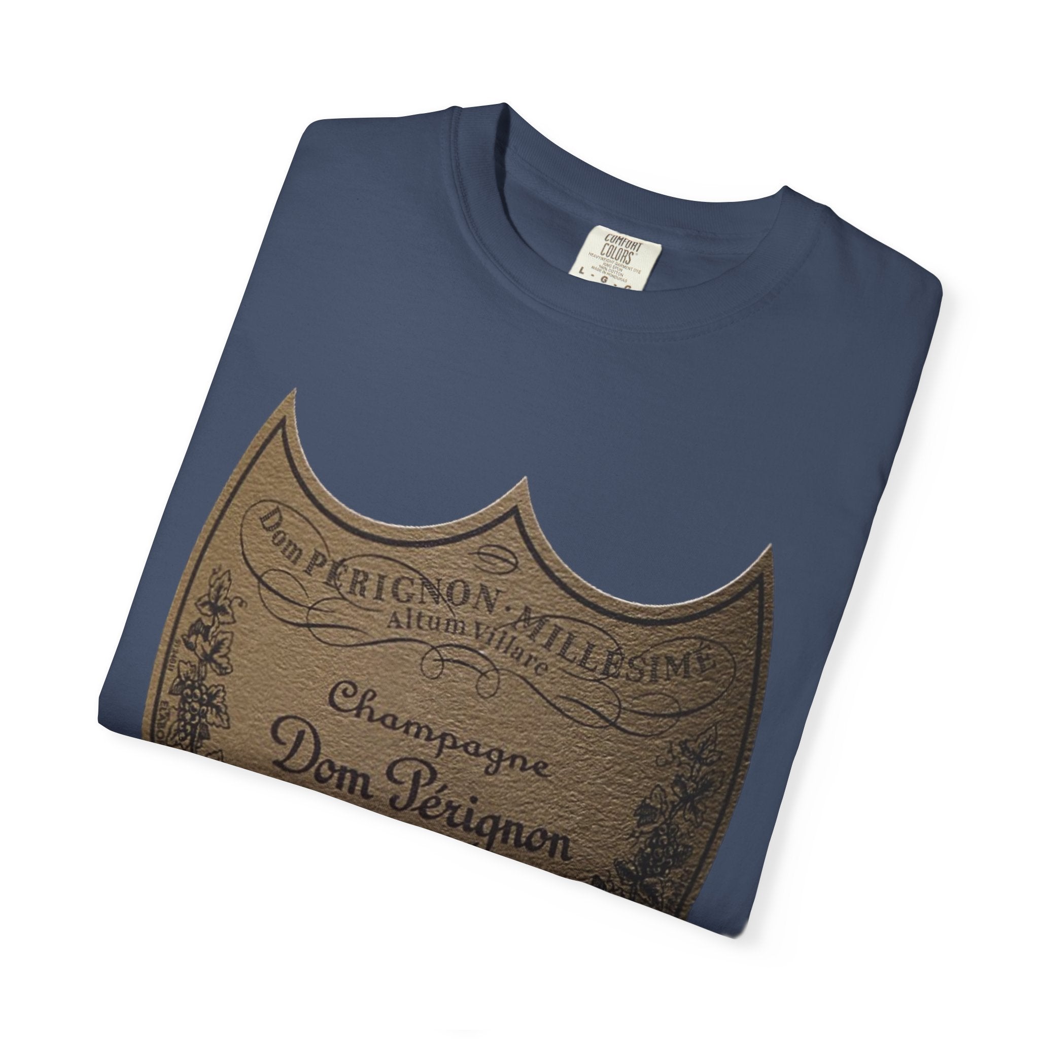 Vintage Champagne T-Shirt, Vintage Dom Pérignon Champagne Label T-Shirt, 2010 Edition