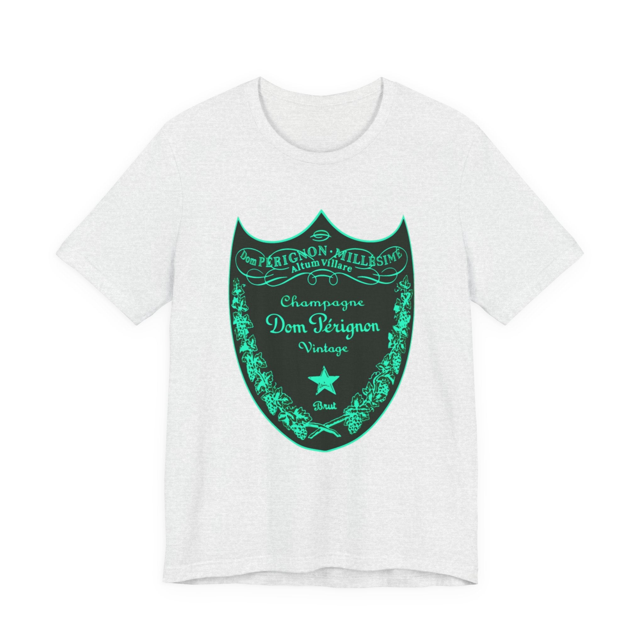 Neon Dom Pérignon Champagne Label  T-Shirt