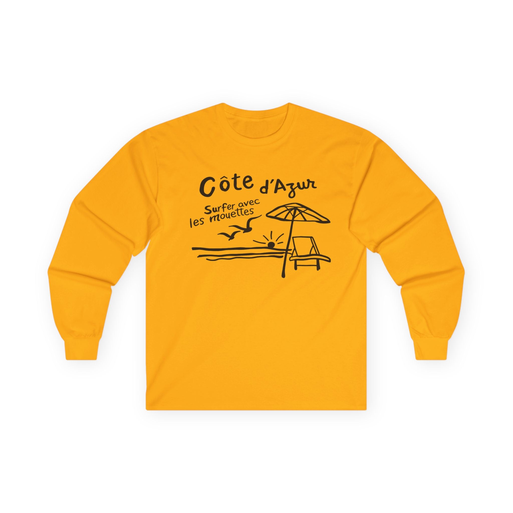 Côte d'Azur Beach French Riviera - Long Sleeve T-Shirt