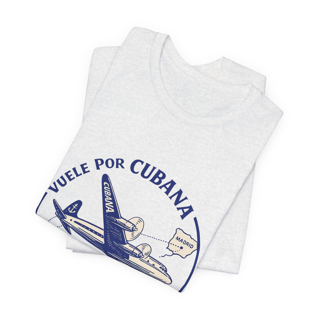 Vintage Cubana Travel, Vintage Jet Plane T-Shirt, Perfect Gift for Travelers, Vacation Outfit, Retro Aviation Style