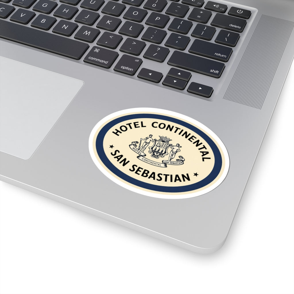 Vintage Travel Hotel Continental Spain Vinyl Sticker