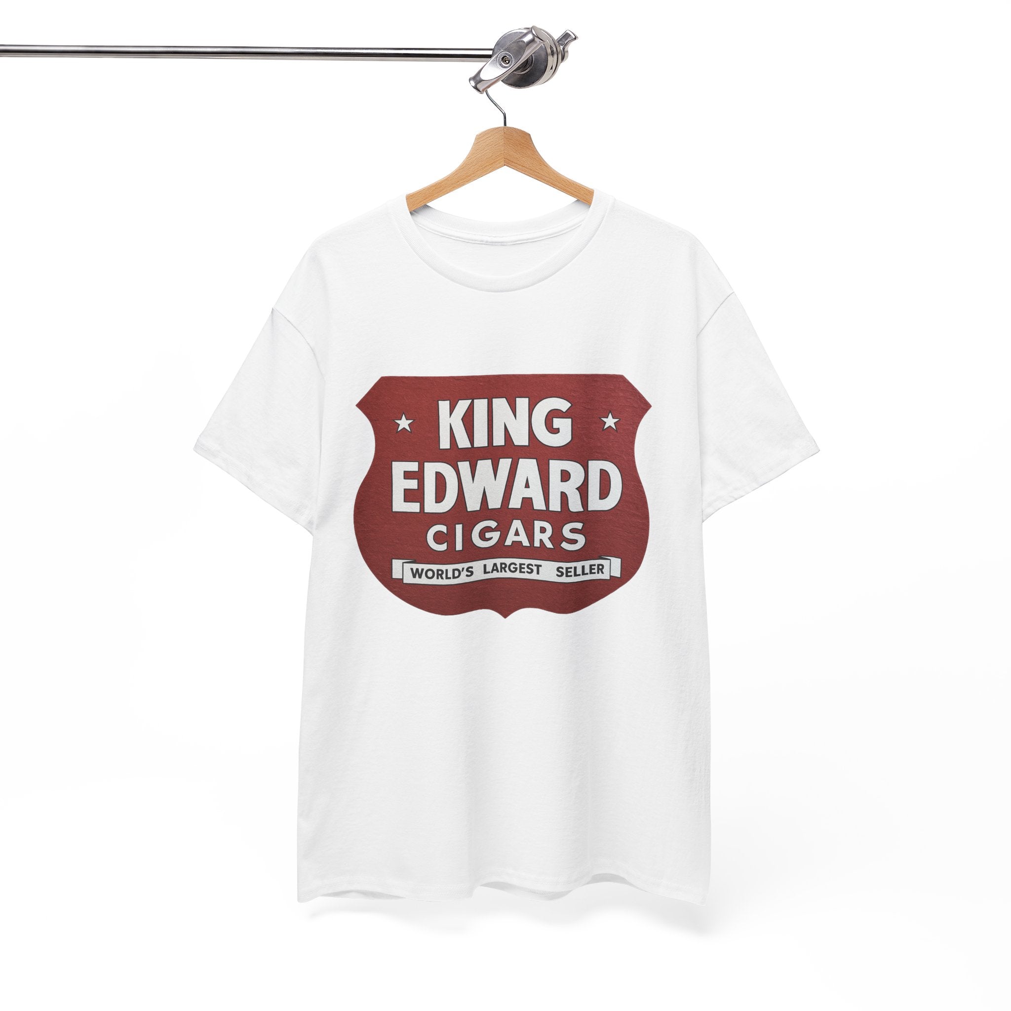 Vintage King Edward Cigars T-Shirt, Vintage Wall Art Cullman Alabama