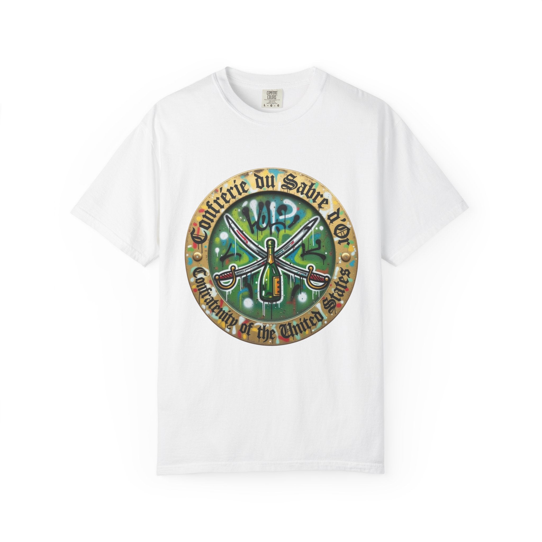 Graffiti Confrerie du Sabre d'Or logo T-shirt
