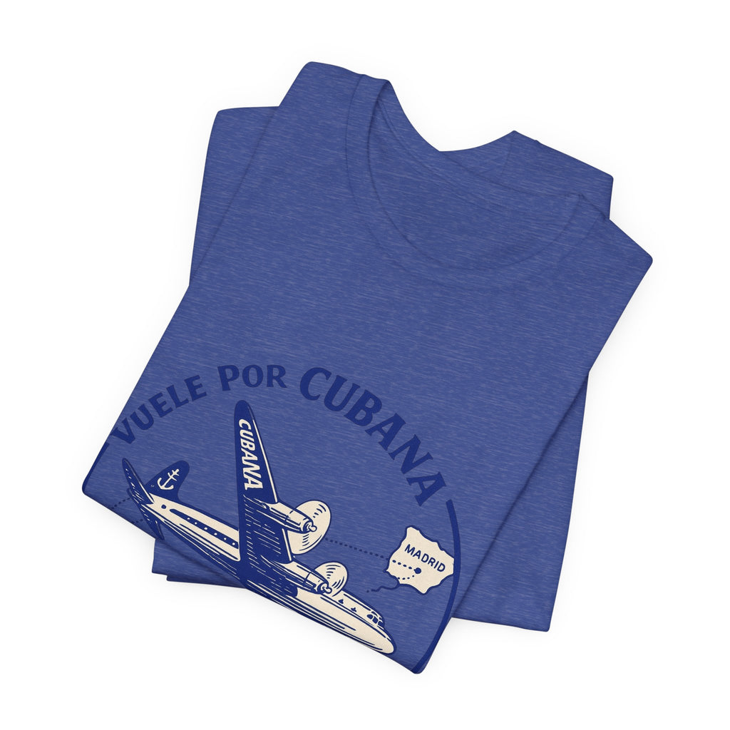Vintage Cubana Travel, Vintage Jet Plane T-Shirt, Perfect Gift for Travelers, Vacation Outfit, Retro Aviation Style