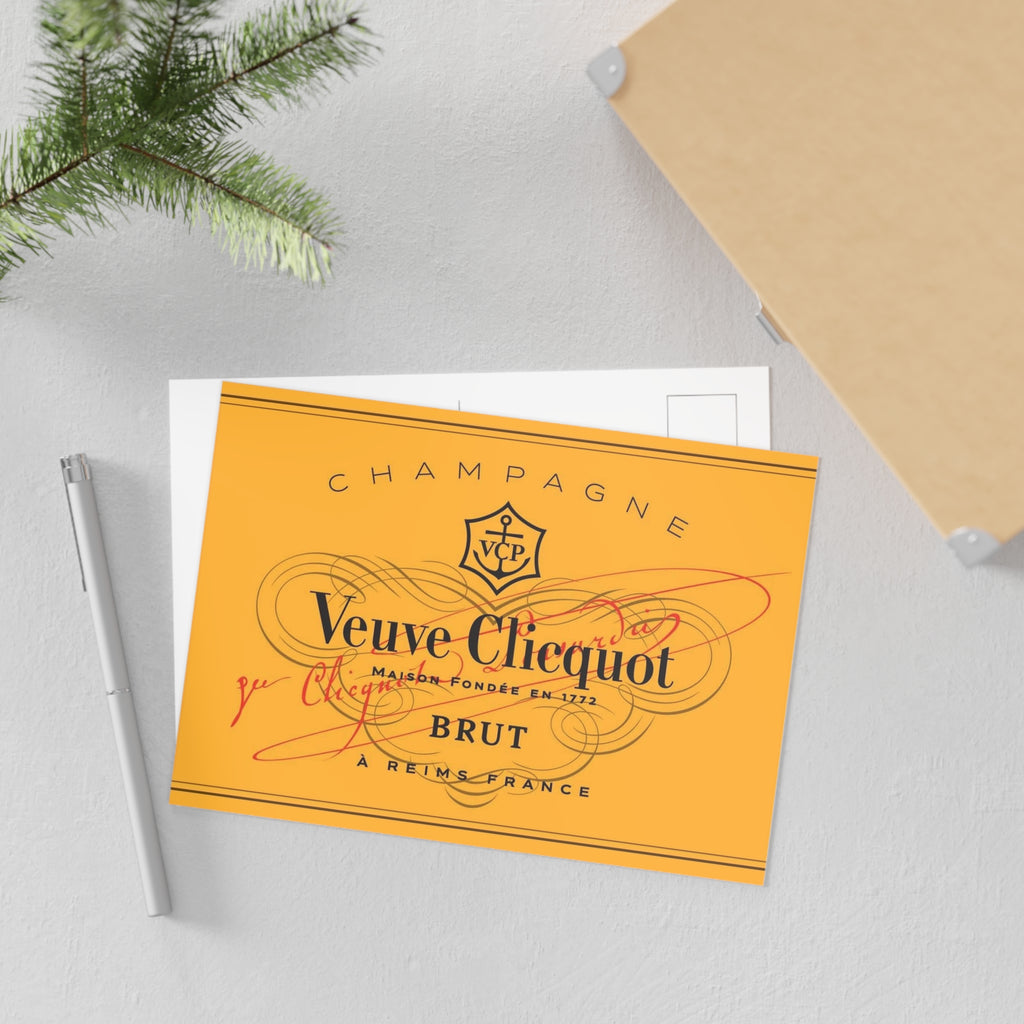 Vintage Champagne Postcards, Veuve Cliquot Champagne