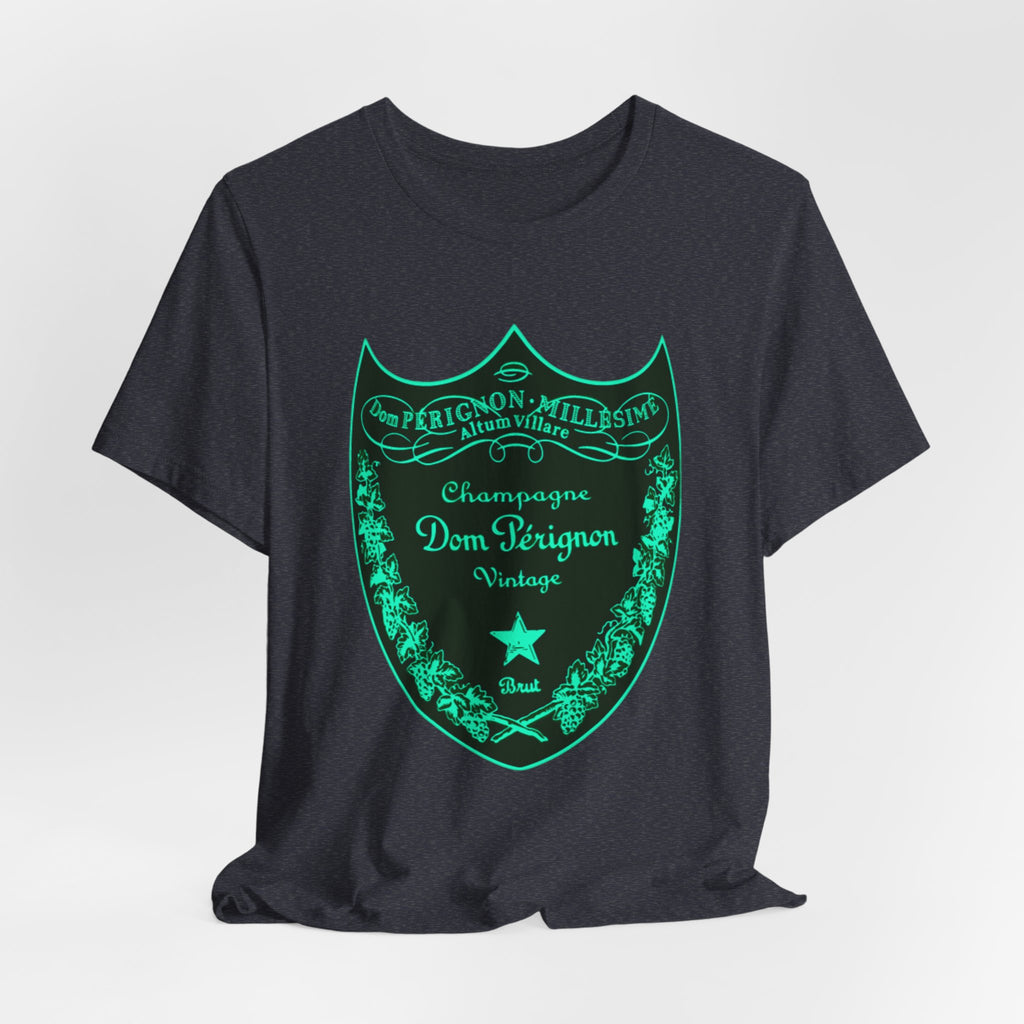 Neon Dom Pérignon Champagne Label  T-Shirt