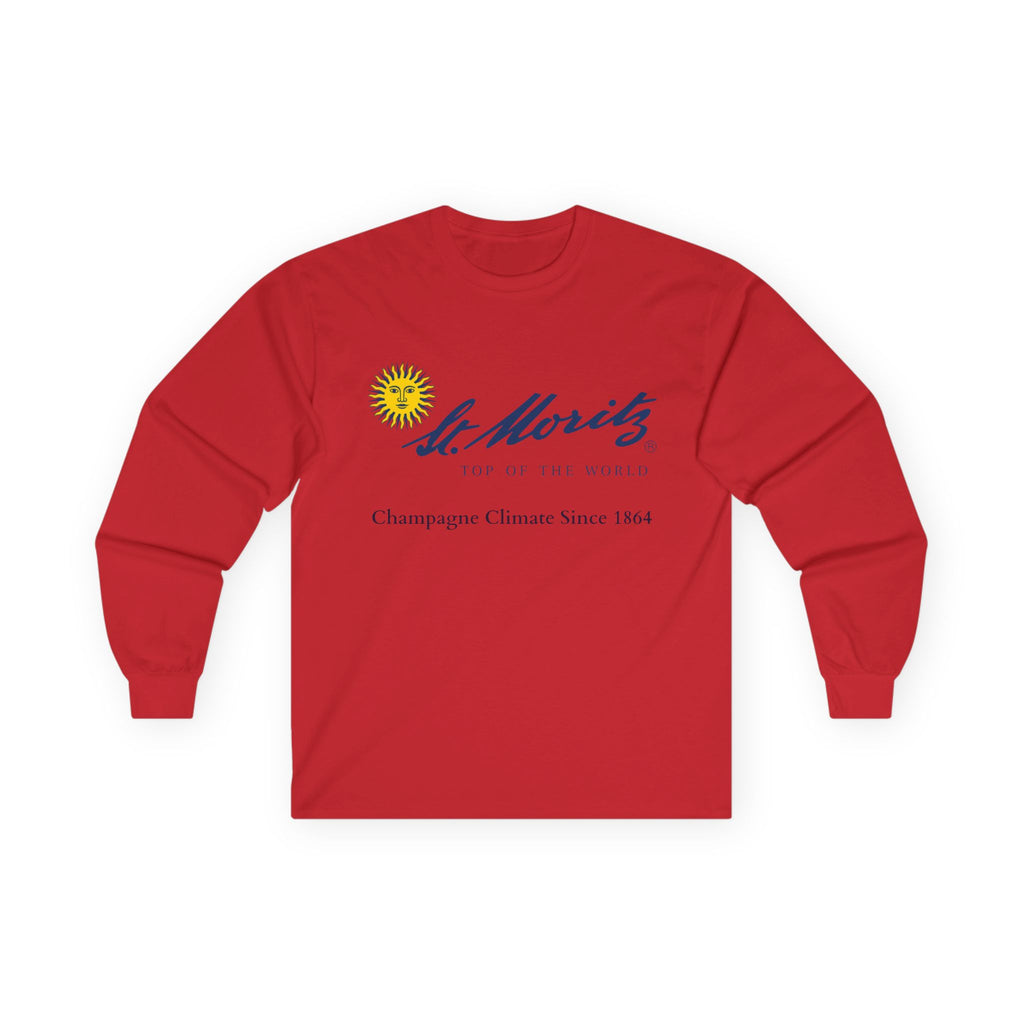St. Moritz Vintage Logo - Top of the World, Long Sleeve