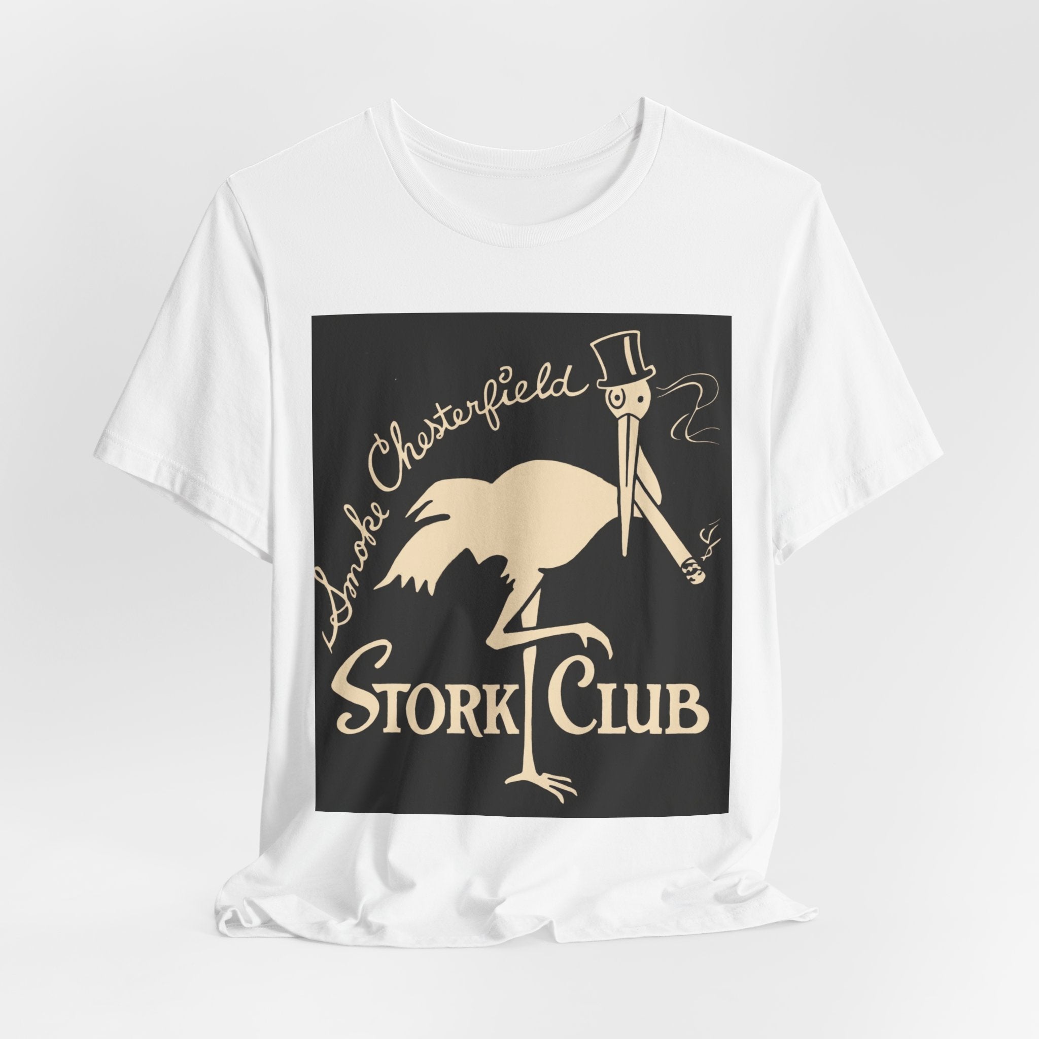 Stork Club NYC with Chesterfield vintage stork logo