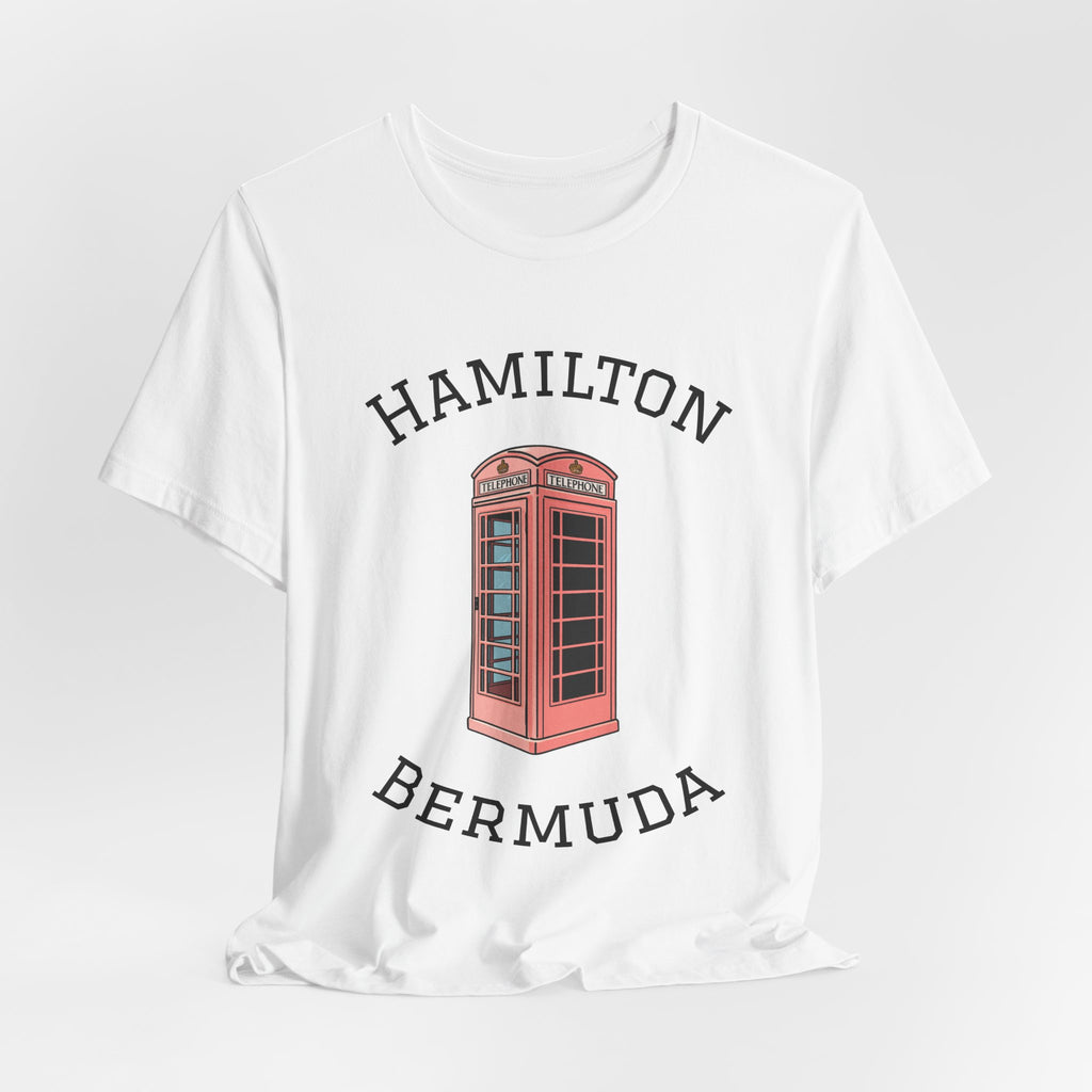 Retro Hamilton Bermuda Pink English Phone Booth