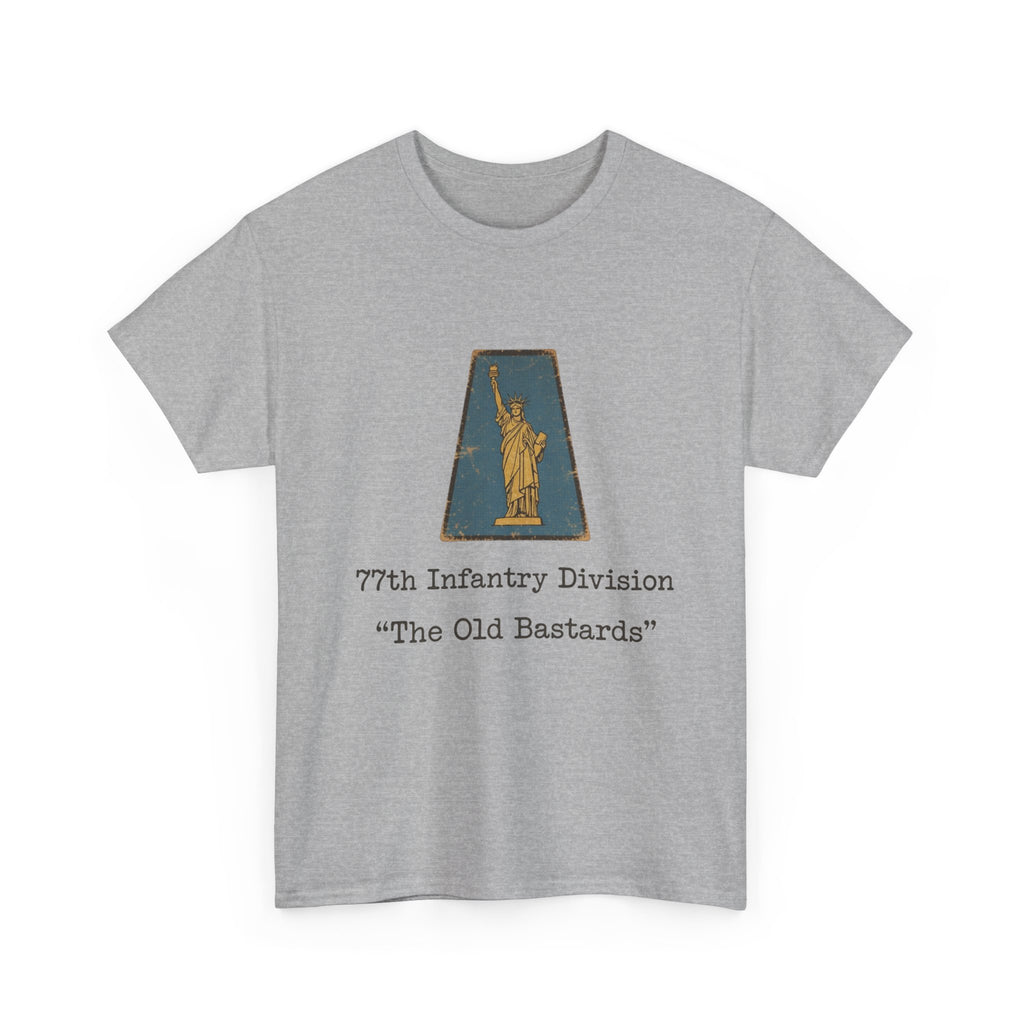WWII WW2 77th Infantry Division "The Old Bastards" T-Shirt | Military Unit Tee