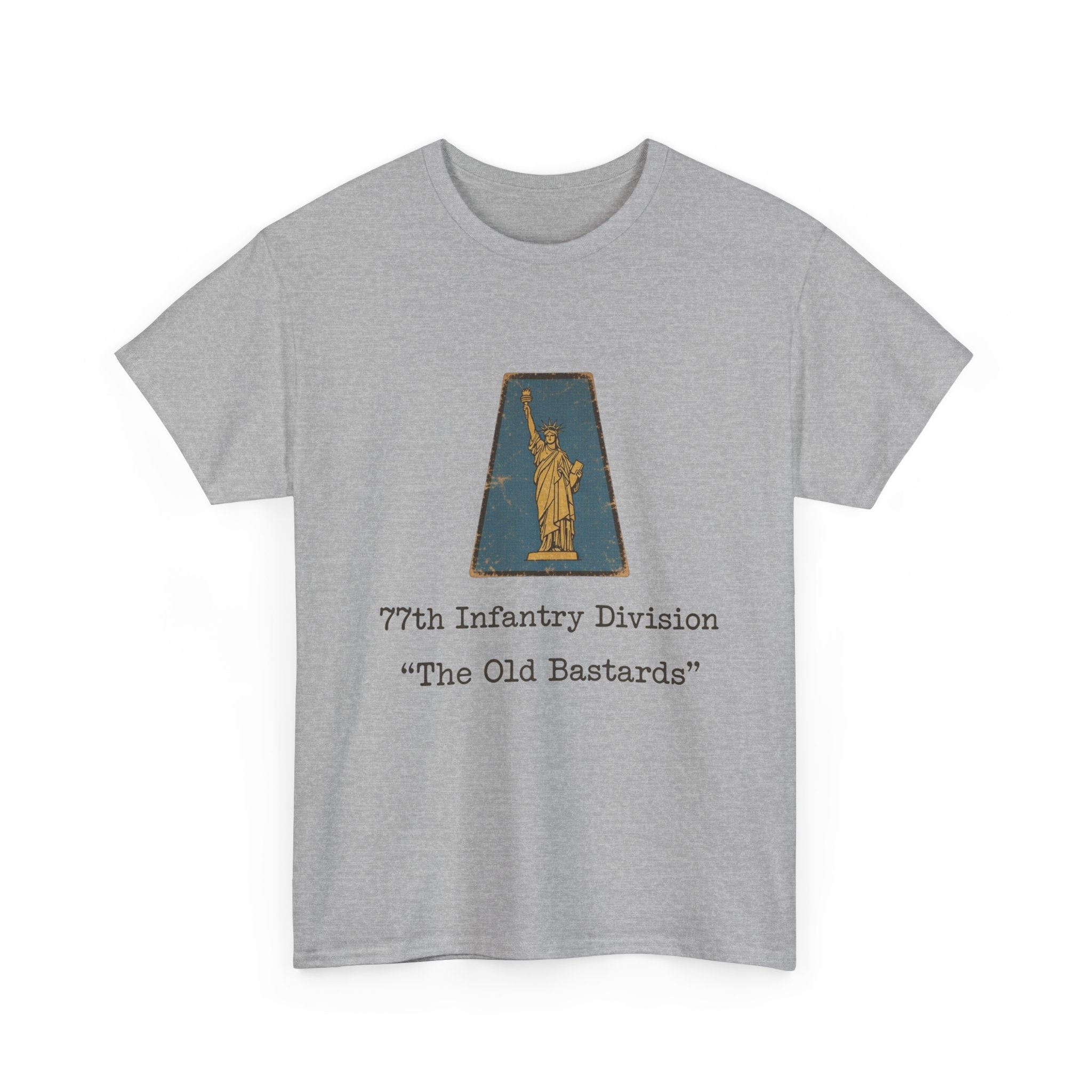 WWII WW2 77th Infantry Division "The Old Bastards" T-Shirt | Military Unit Tee