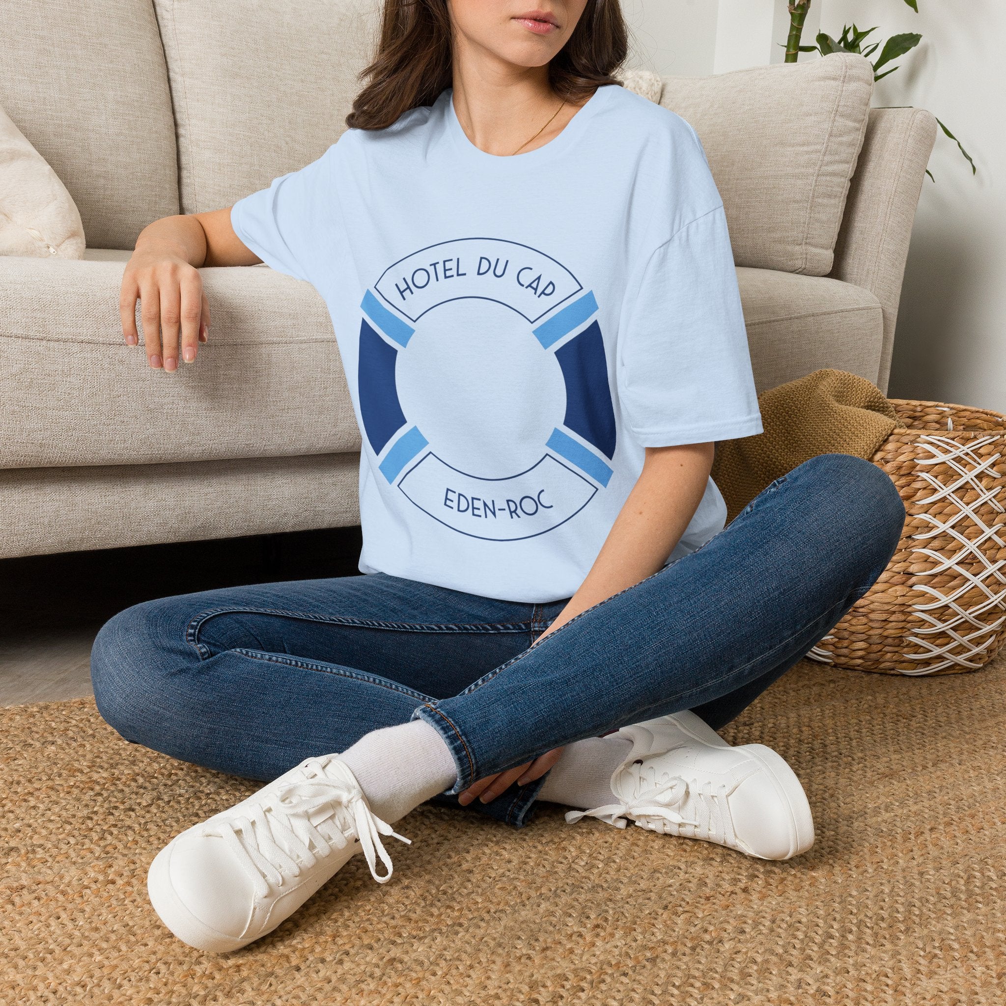 Hotel du Cap Eden Roc Graphic T-Shirt, French Riviera Resort Style Tee