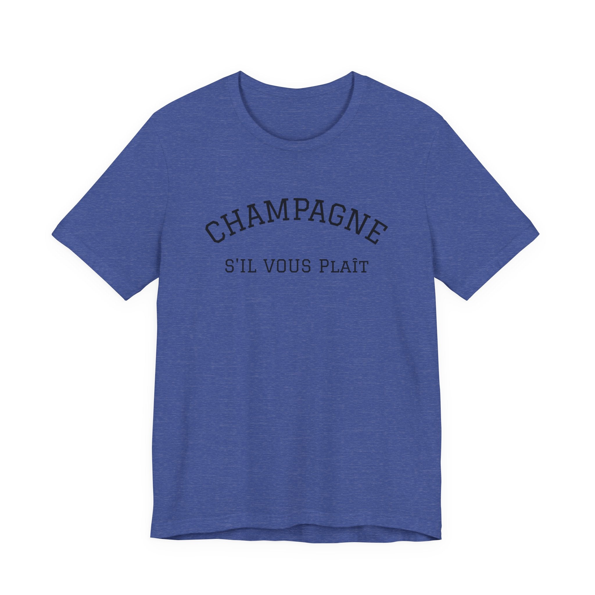 Champagne S'il Vous Plaît Tee | White Graphic T-Shirt