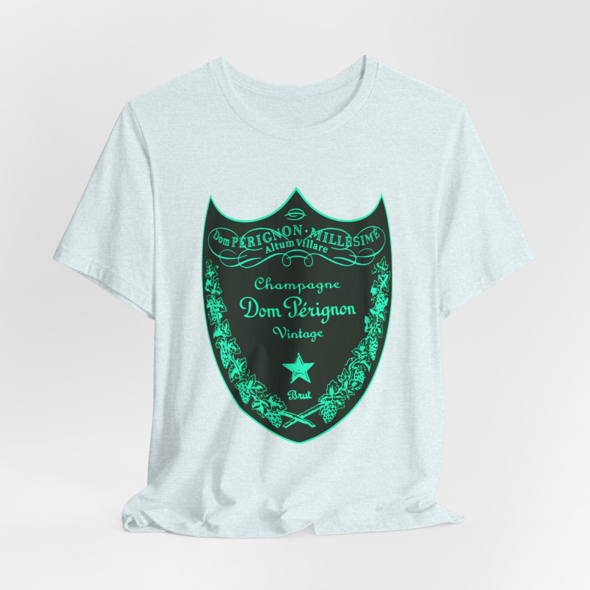 Neon Dom Pérignon Champagne Label  T-Shirt
