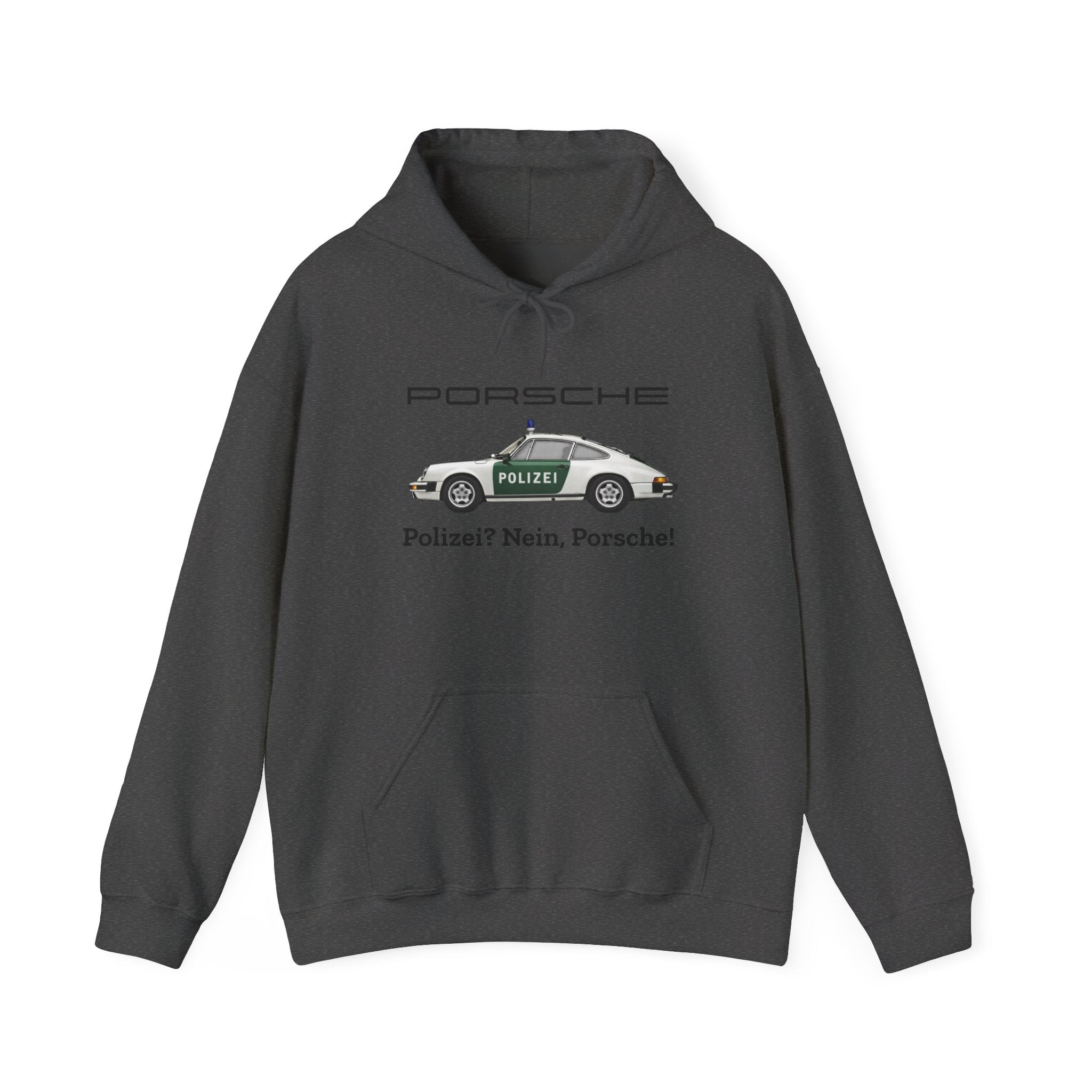 Vintage German Porsche Polizei Vintage Car Hoodie