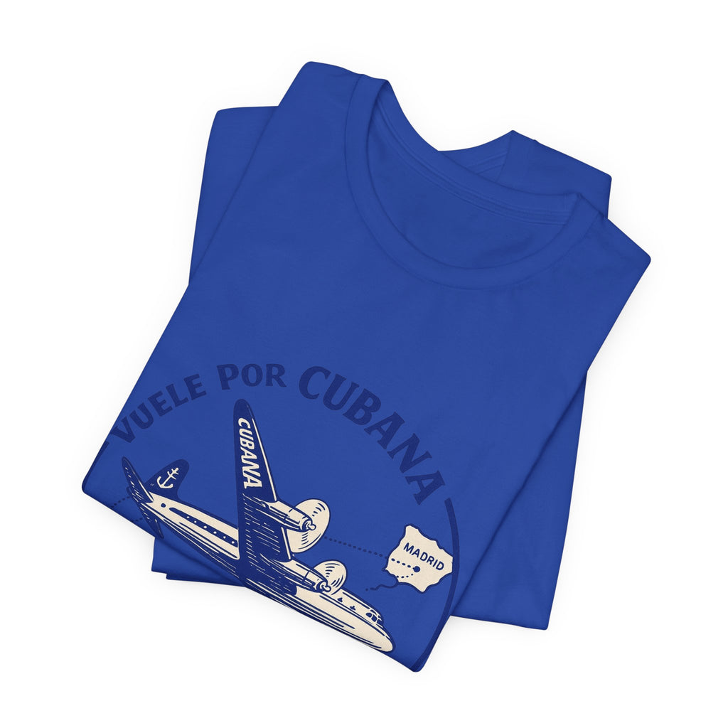 Vintage Cubana Travel, Vintage Jet Plane T-Shirt, Perfect Gift for Travelers, Vacation Outfit, Retro Aviation Style