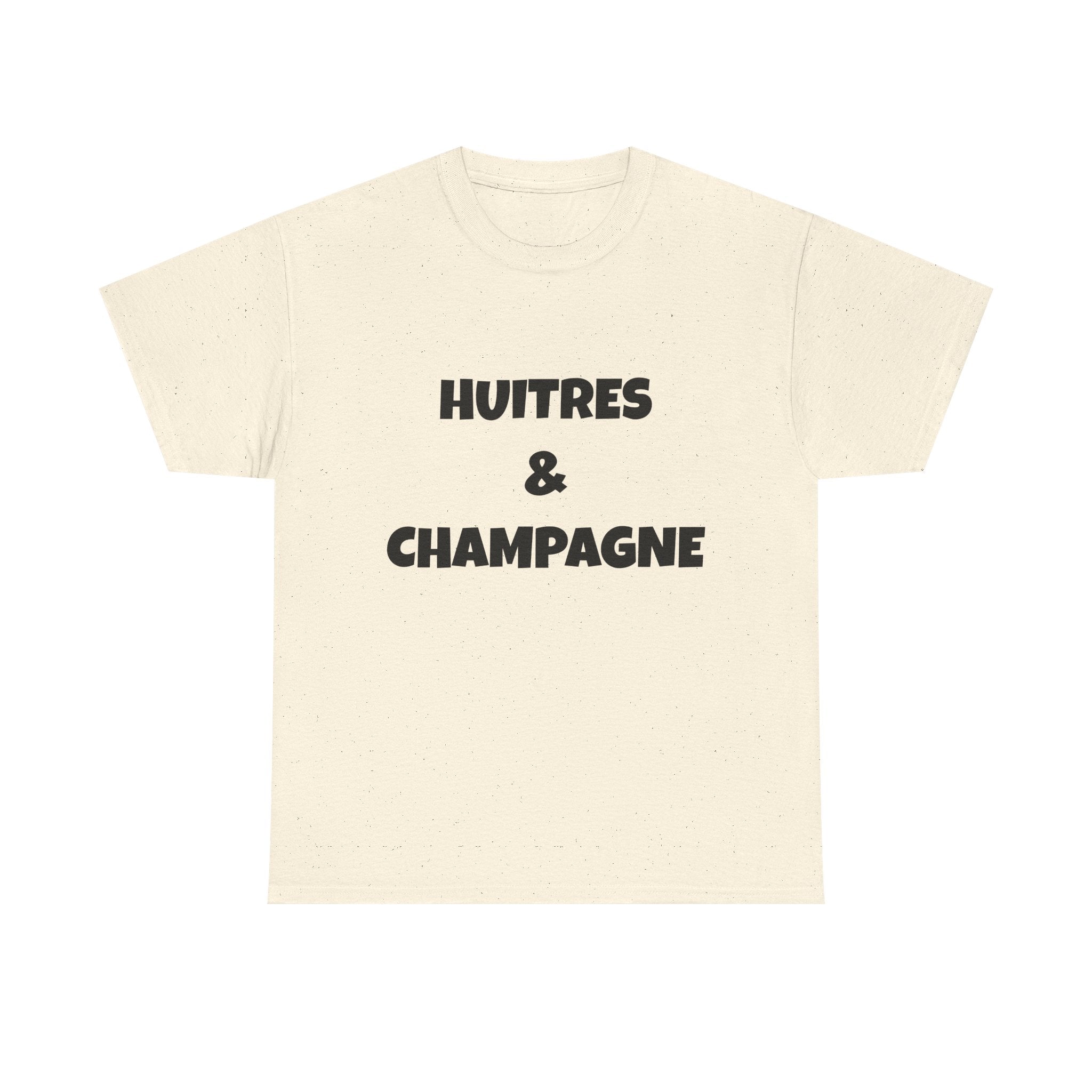 Huitres & Champagne T-shirt / French Champagne T-Shirt