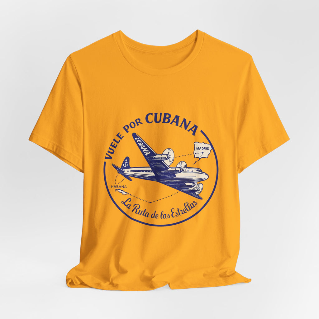 Vintage Cubana Travel, Vintage Jet Plane T-Shirt, Perfect Gift for Travelers, Vacation Outfit, Retro Aviation Style