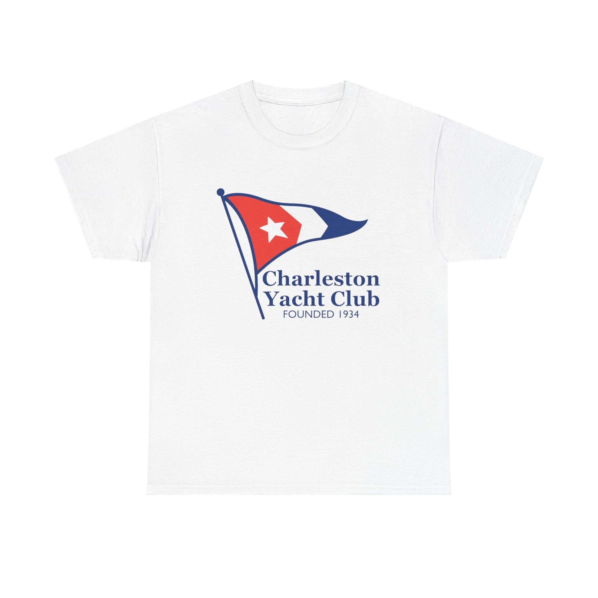 Charleston Yacht Club Flag Tee | Nautical Sailing Logo Shirt