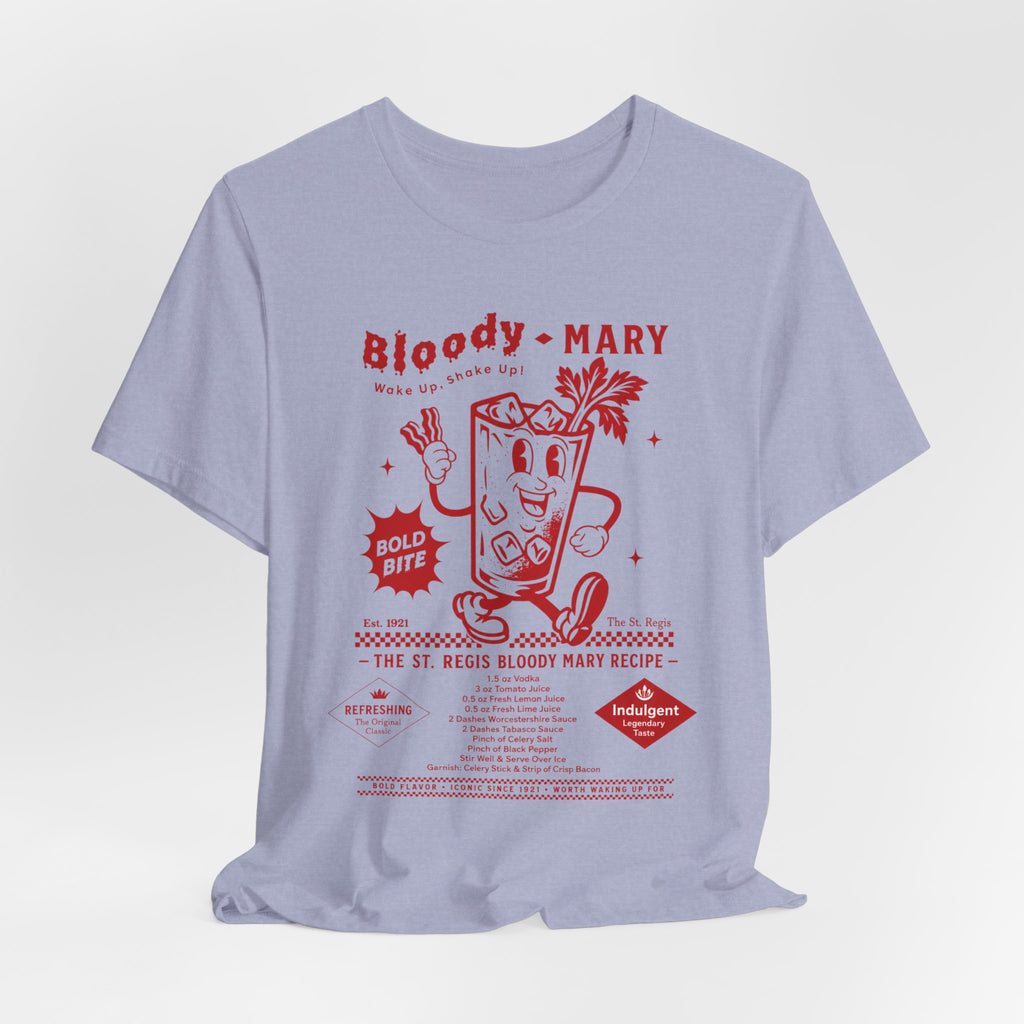 Bloody Mary cocktail recipe T-Shirt | Vintage St. Regis bar recipe