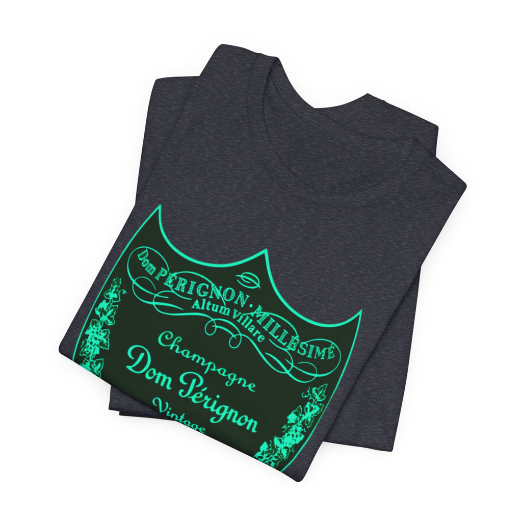 Neon Dom Pérignon Champagne Label  T-Shirt