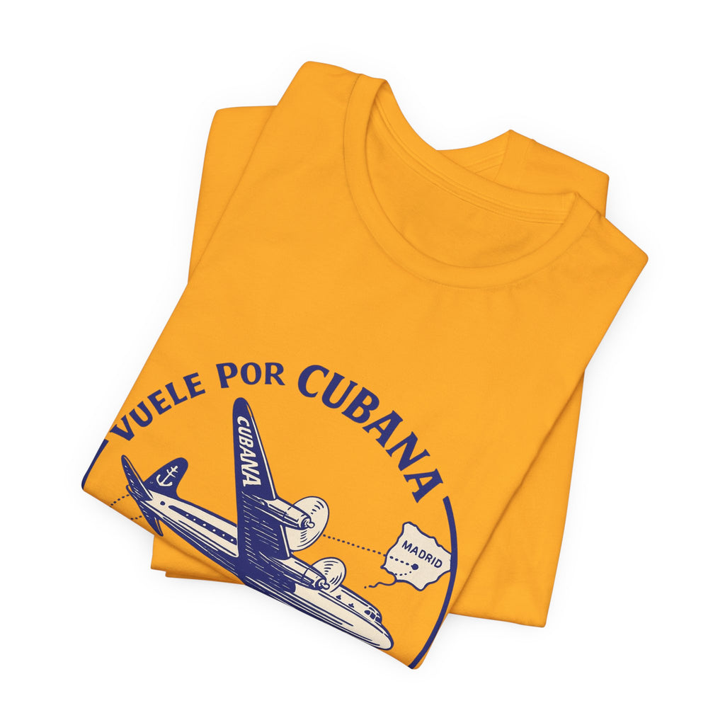 Vintage Cubana Travel, Vintage Jet Plane T-Shirt, Perfect Gift for Travelers, Vacation Outfit, Retro Aviation Style